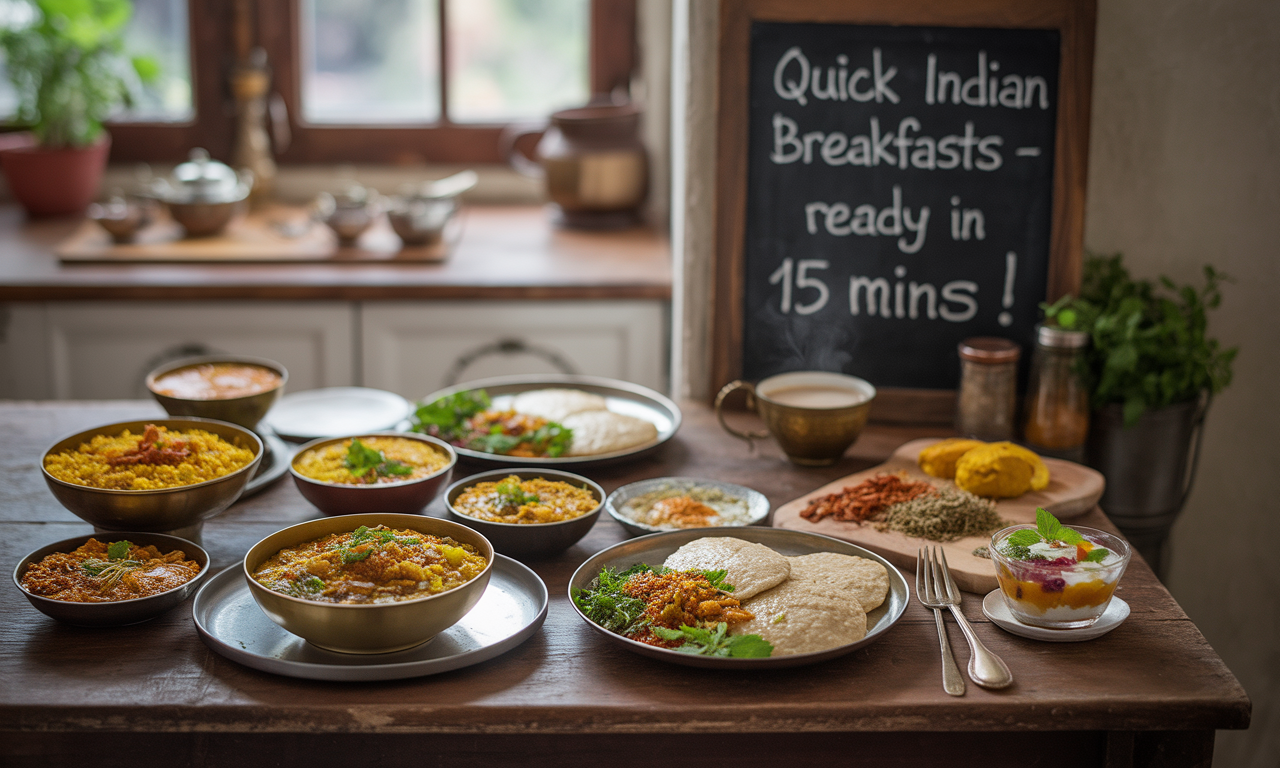 Quick and Easy Indian Breakfast Recipes for Busy Mornings