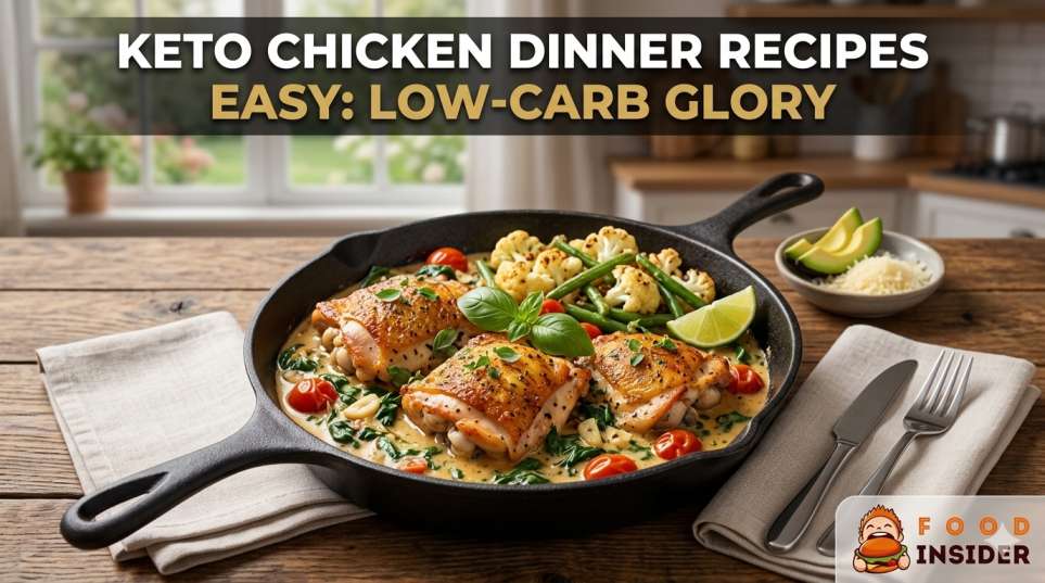 Keto Chicken Dinner Recipes Easy: Low-Carb Glory