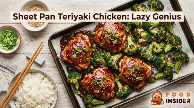 Sheet Pan Teriyaki Chicken: Lazy Genius